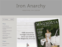 Tablet Screenshot of ironanarchy.com